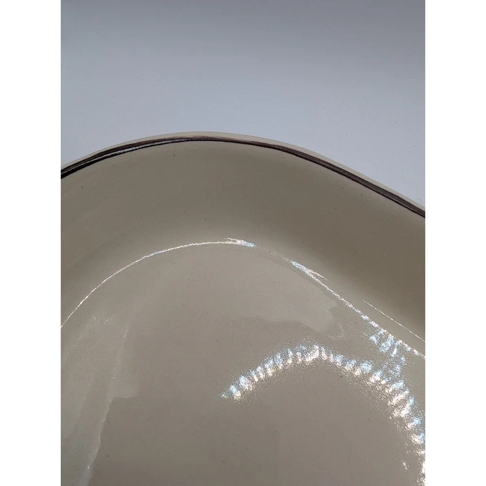 Vintage Nelson McCoy Pottery Pane Breadstick Bread Tray 1970's 1980's
